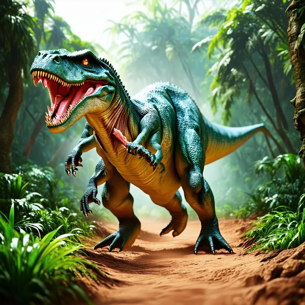 Đồ họa 3D đẹp mắt của T-Rex Game 3D