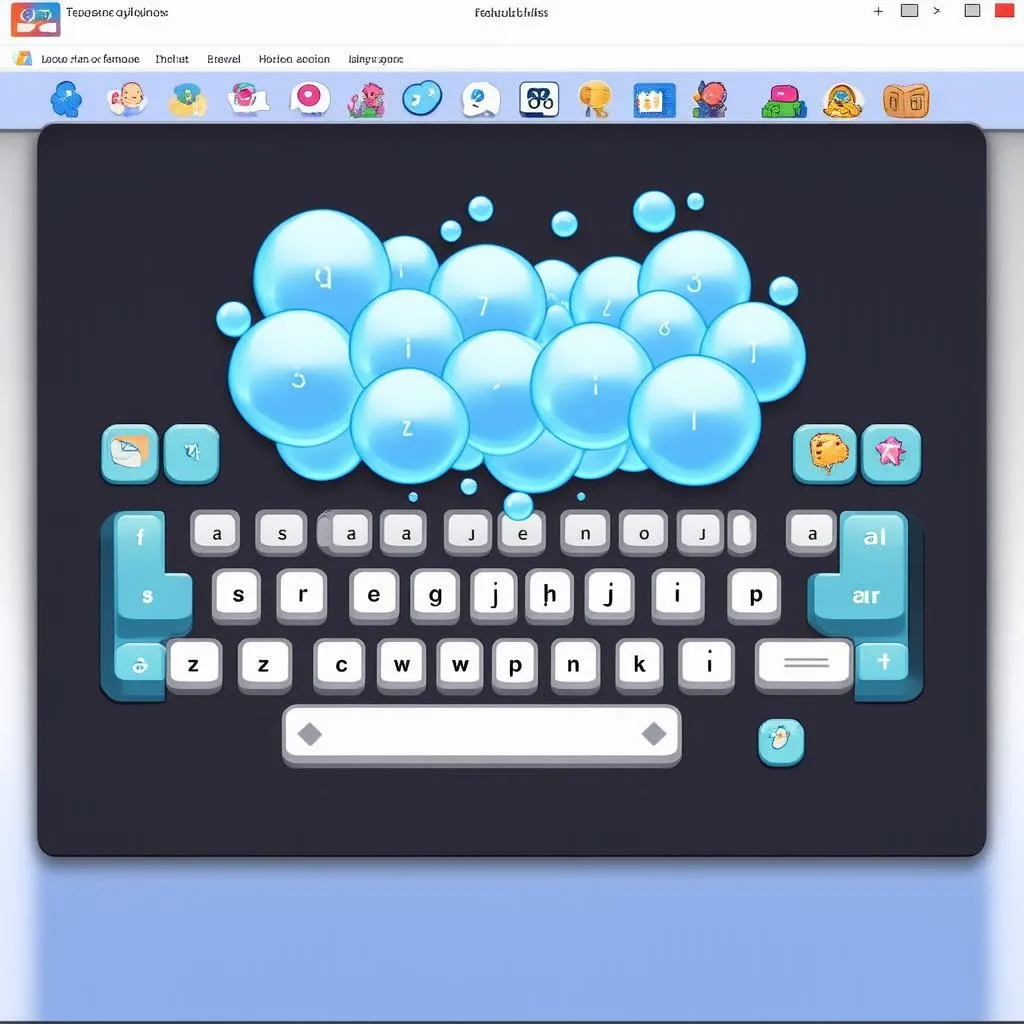 Typing Master Bubble Game