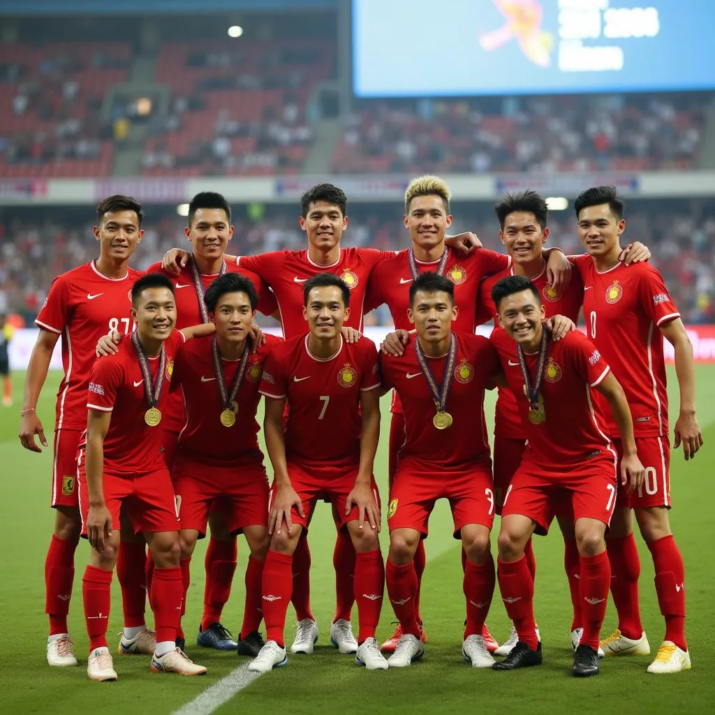 U23 Việt Nam giành huy chương vàng Sea Games 31