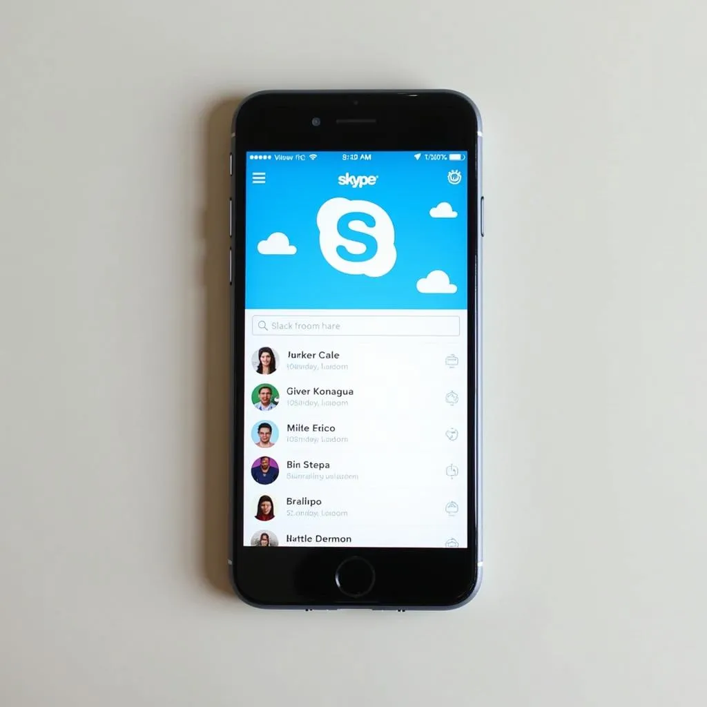 Ứng dụng Skype trên điện thoại