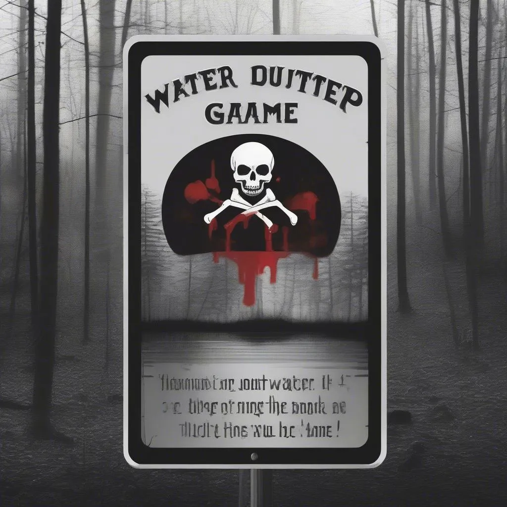 Warning about Water Bucket Game