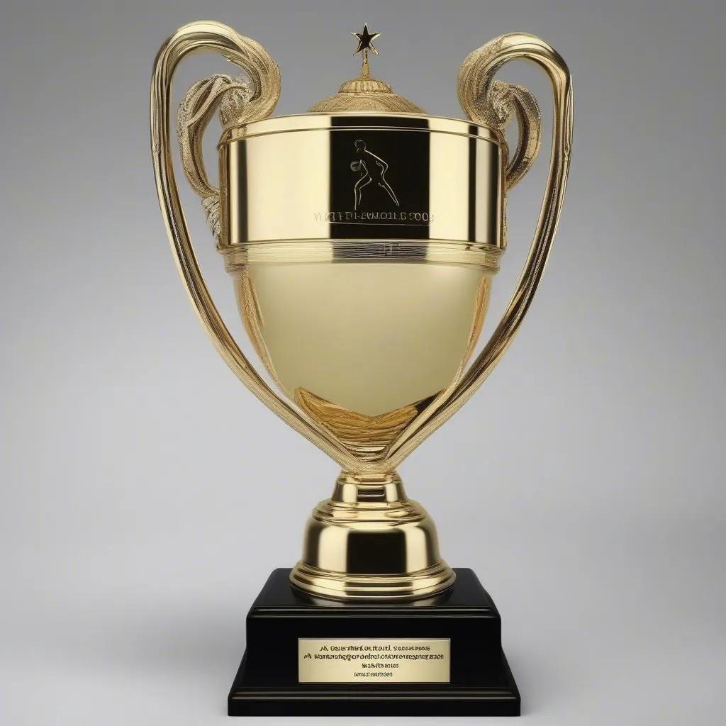 Water polo champion trophy