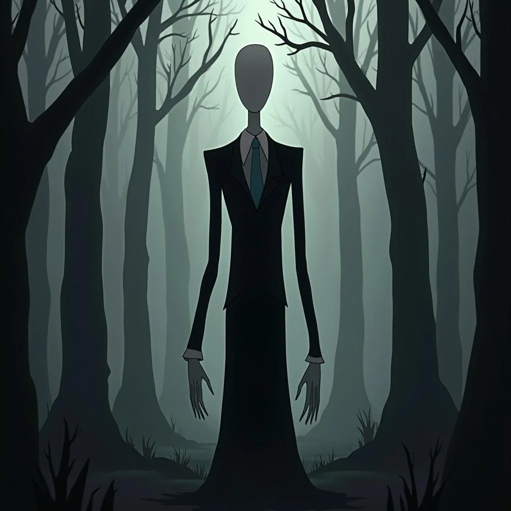 Chơi game kinh dị Slender Man trên Y8