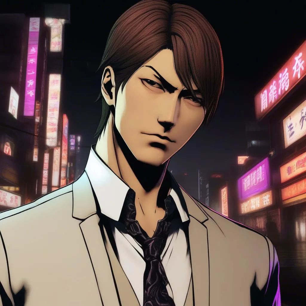 Yagami Kou trong game Yakuza