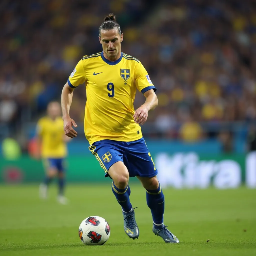 Zlatan Ibrahimovic and the Swedish national team