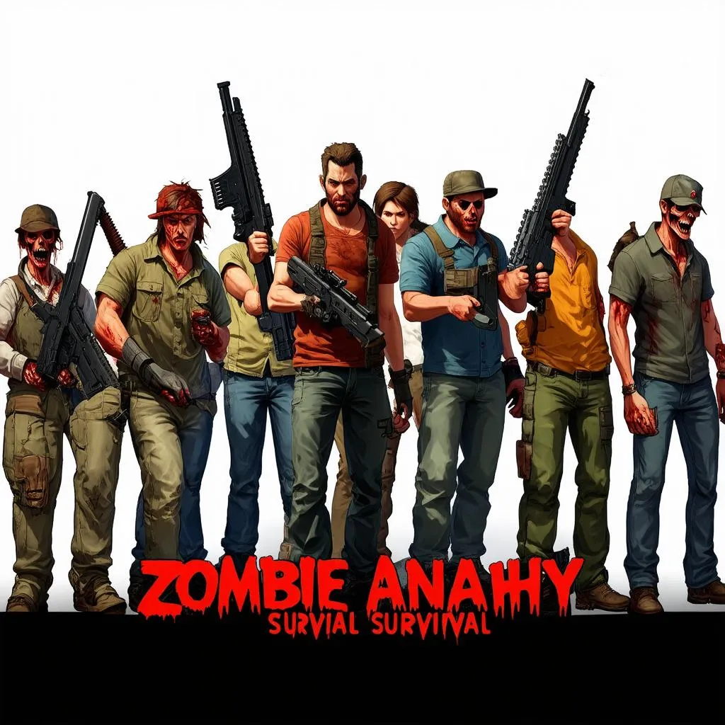 Zombie Anarchy Survival Game Characters