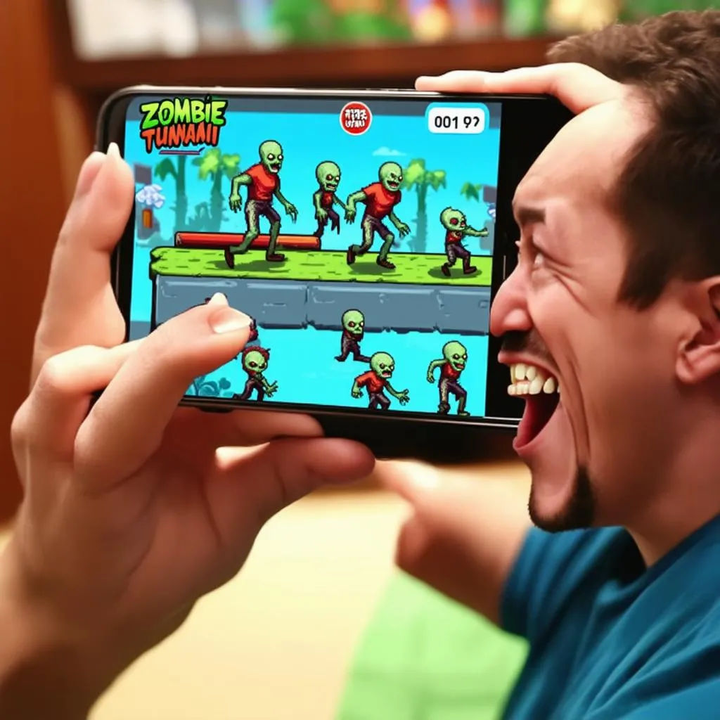 zombie tsunami game vui mobile