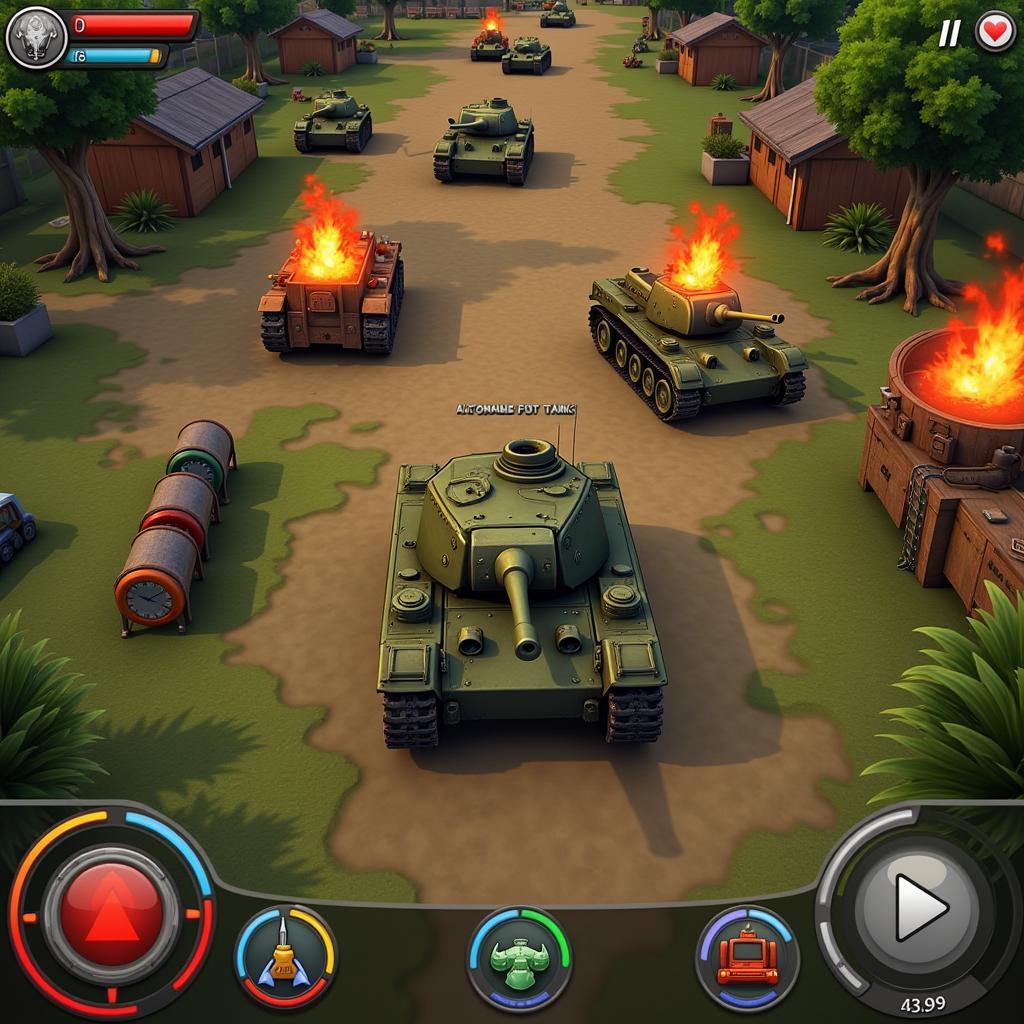 Hình ảnh minh họa cho game 4399 Tank Bang Bang