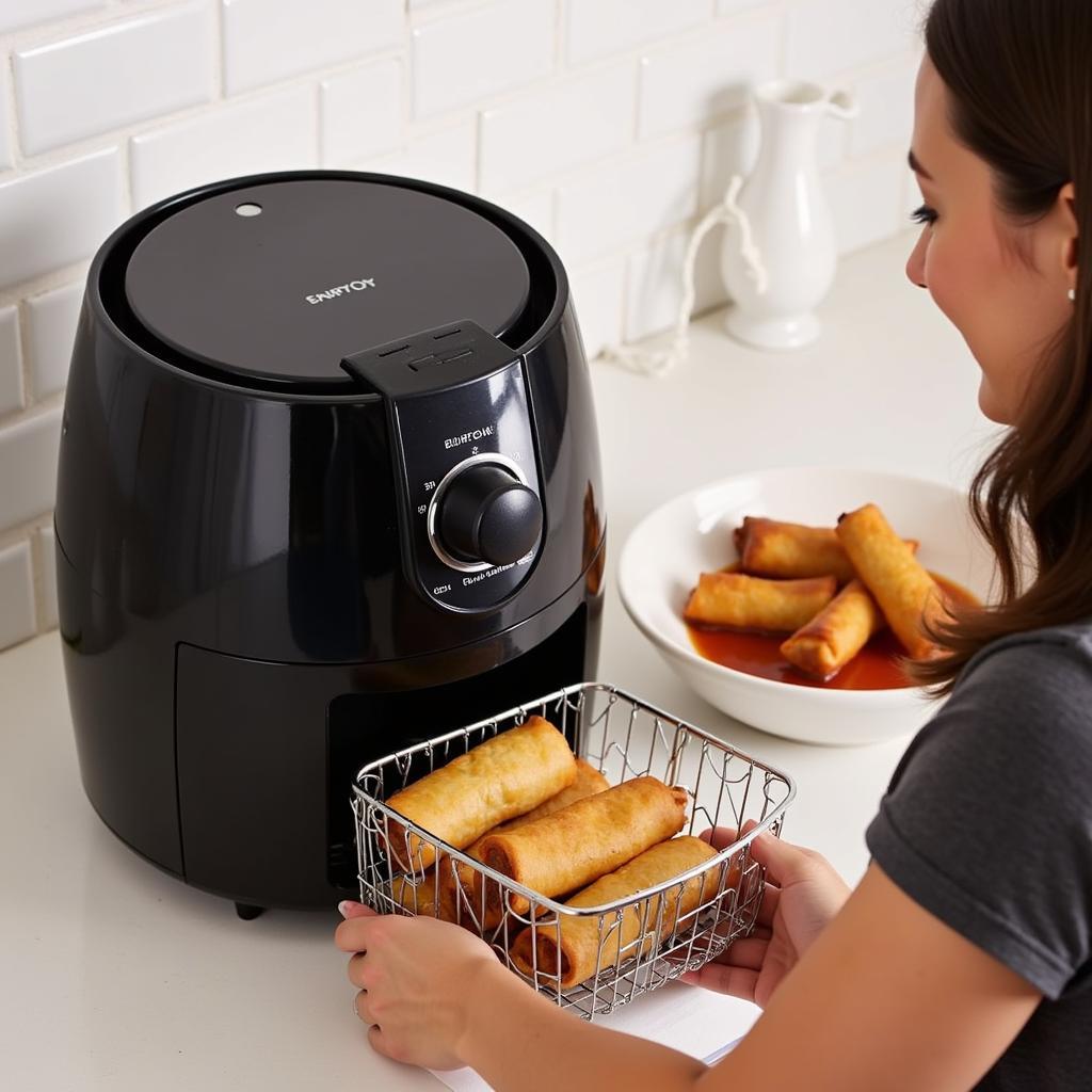 Chiên Chả Giò Bằng Airfryer