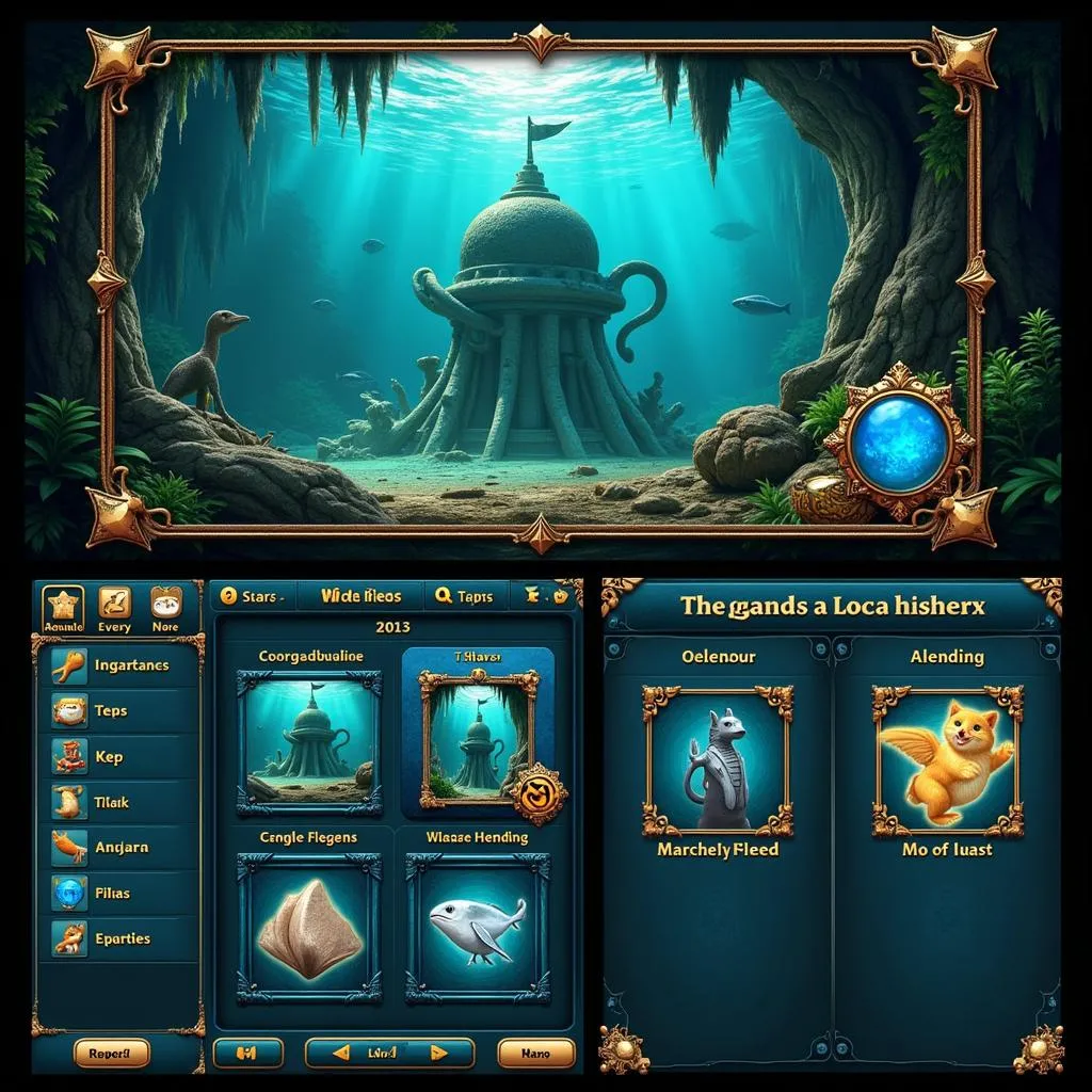 Giao diện game Atlantis Adventure