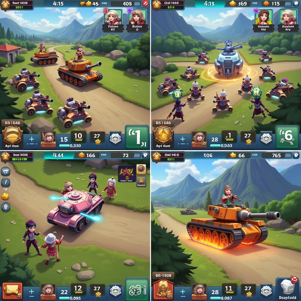 Gameplay hấp dẫn của Bang Bang Nhân Tank