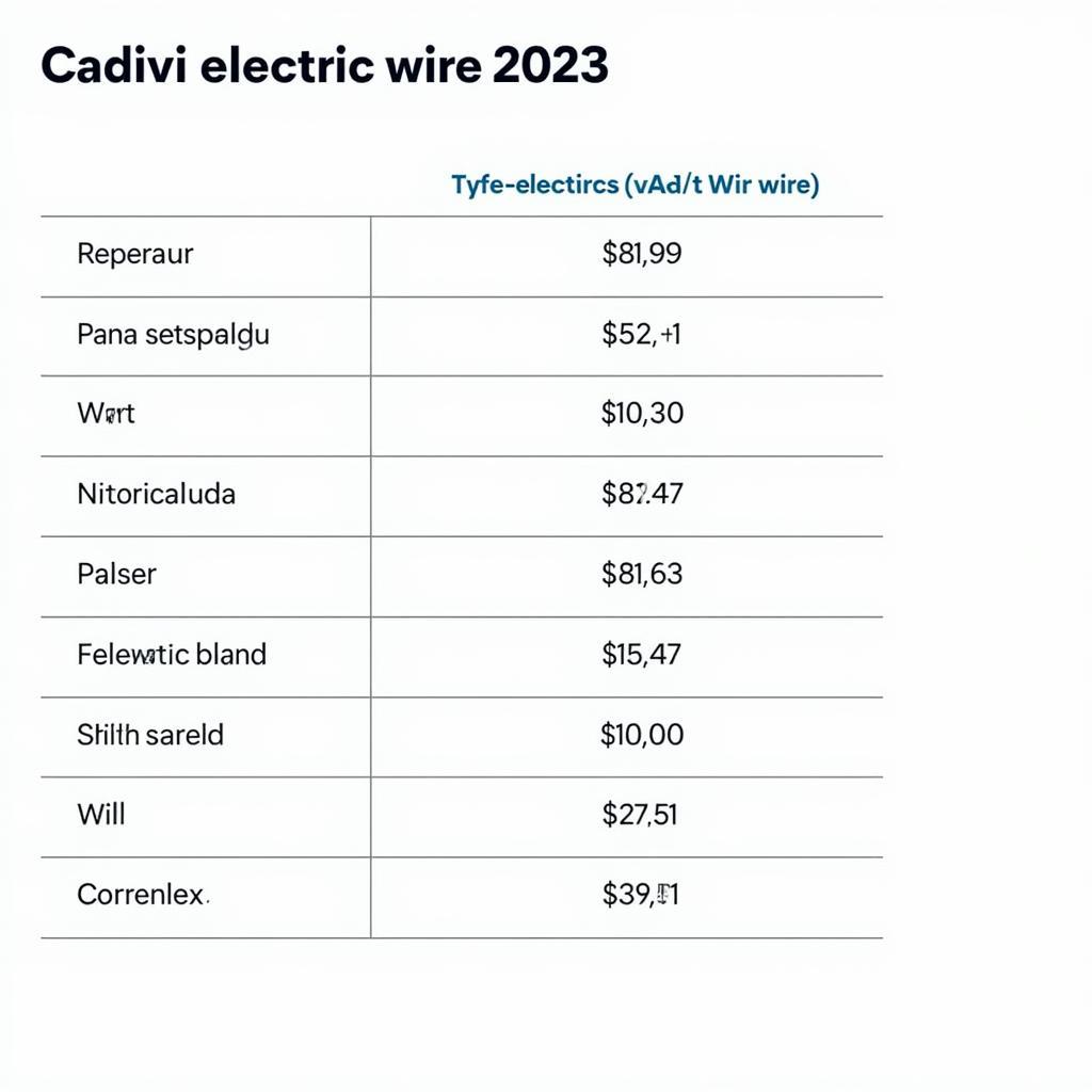 Bảng Báo Giá Dây Điện Cadivi Năm 2023