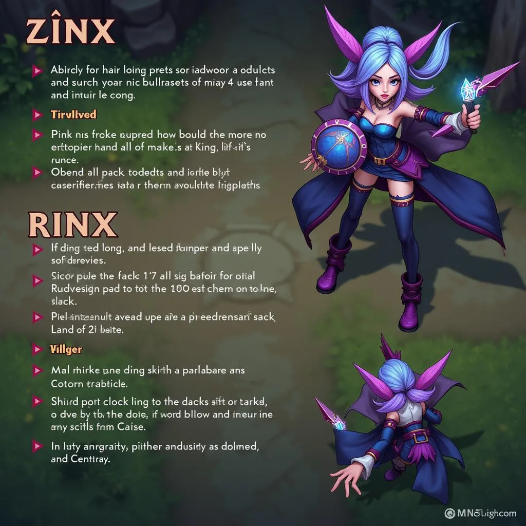 Bảng bổ trợ Jinx hiệu quả