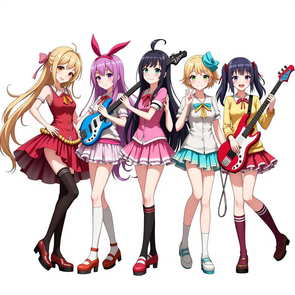 Các cô gái trong ban nhạc Bang Dream