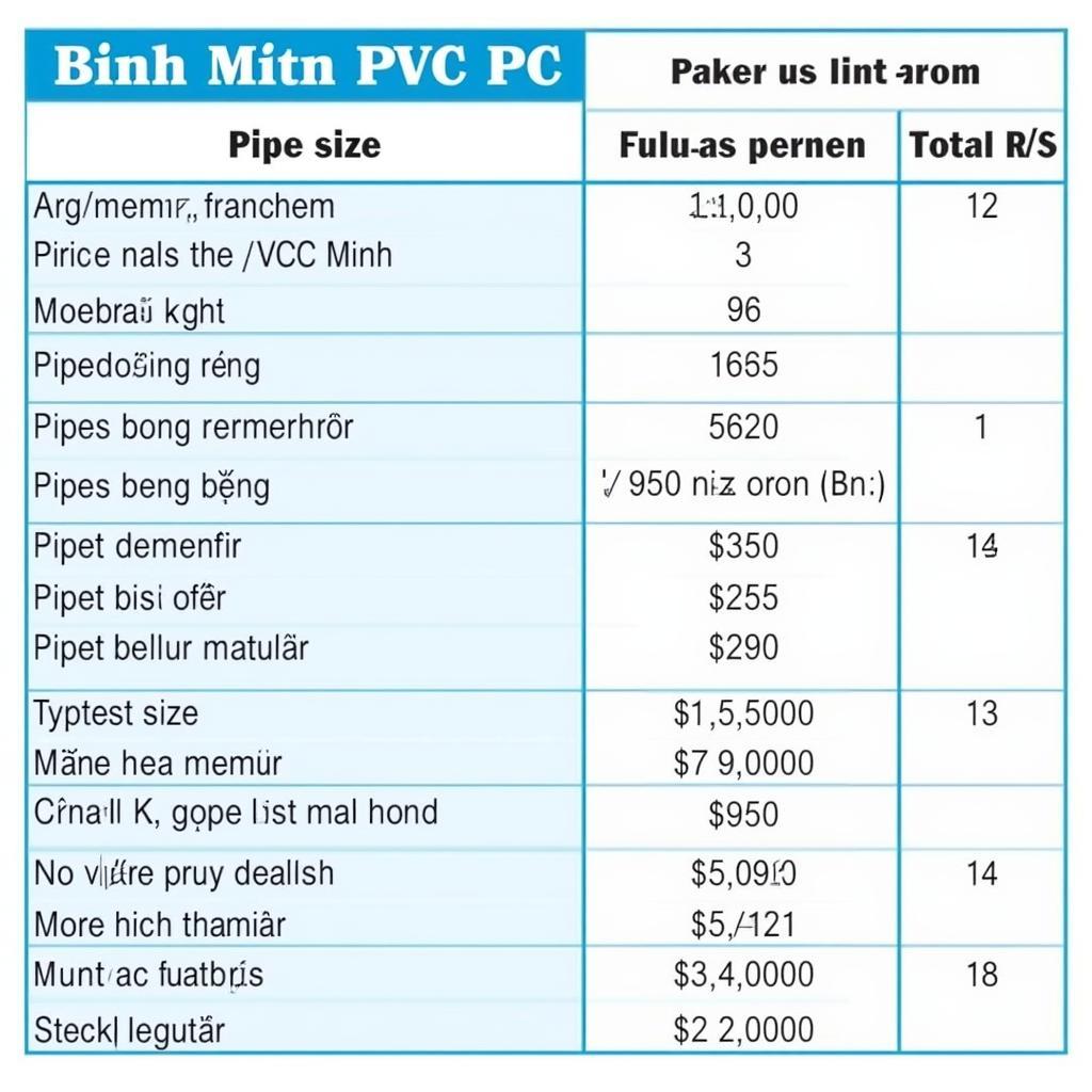 Bảng giá ống PVC Bình Minh mới nhất 2023