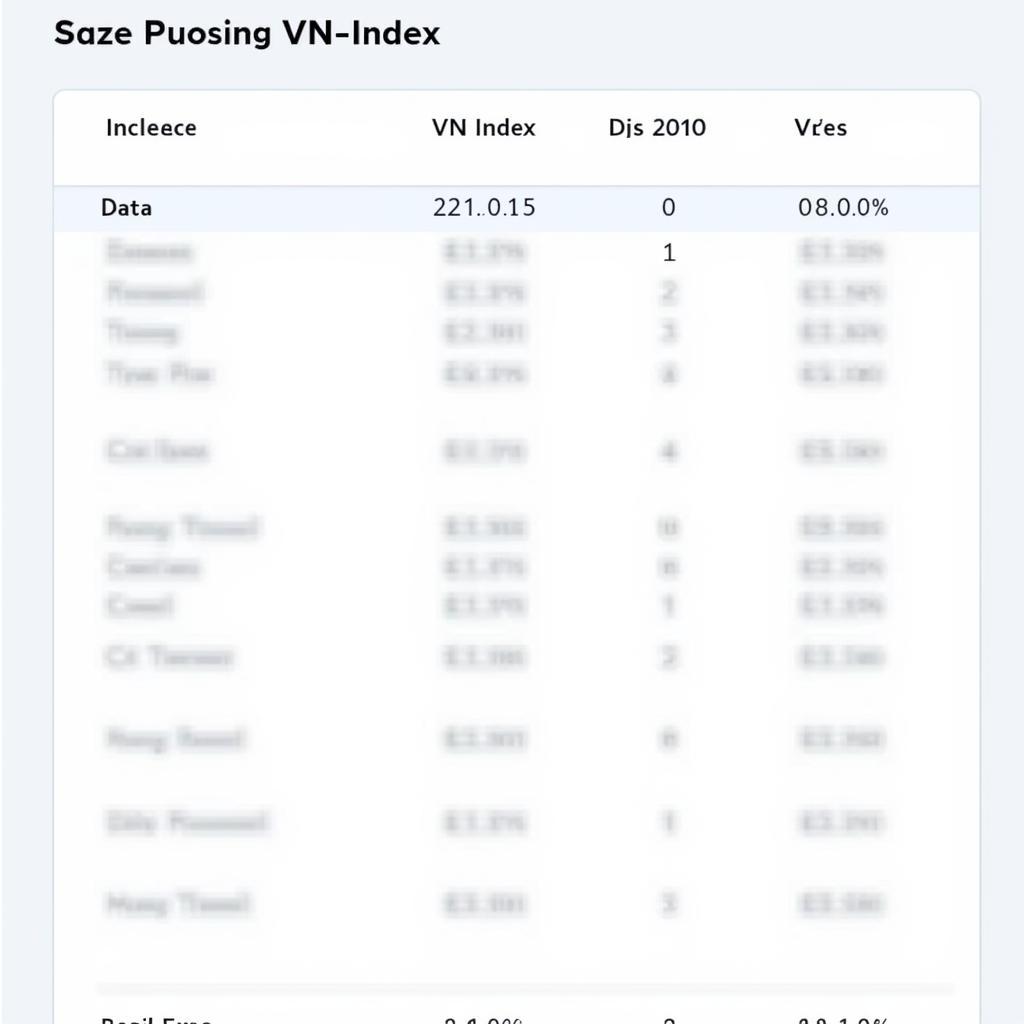 Bảng giá VN-Index