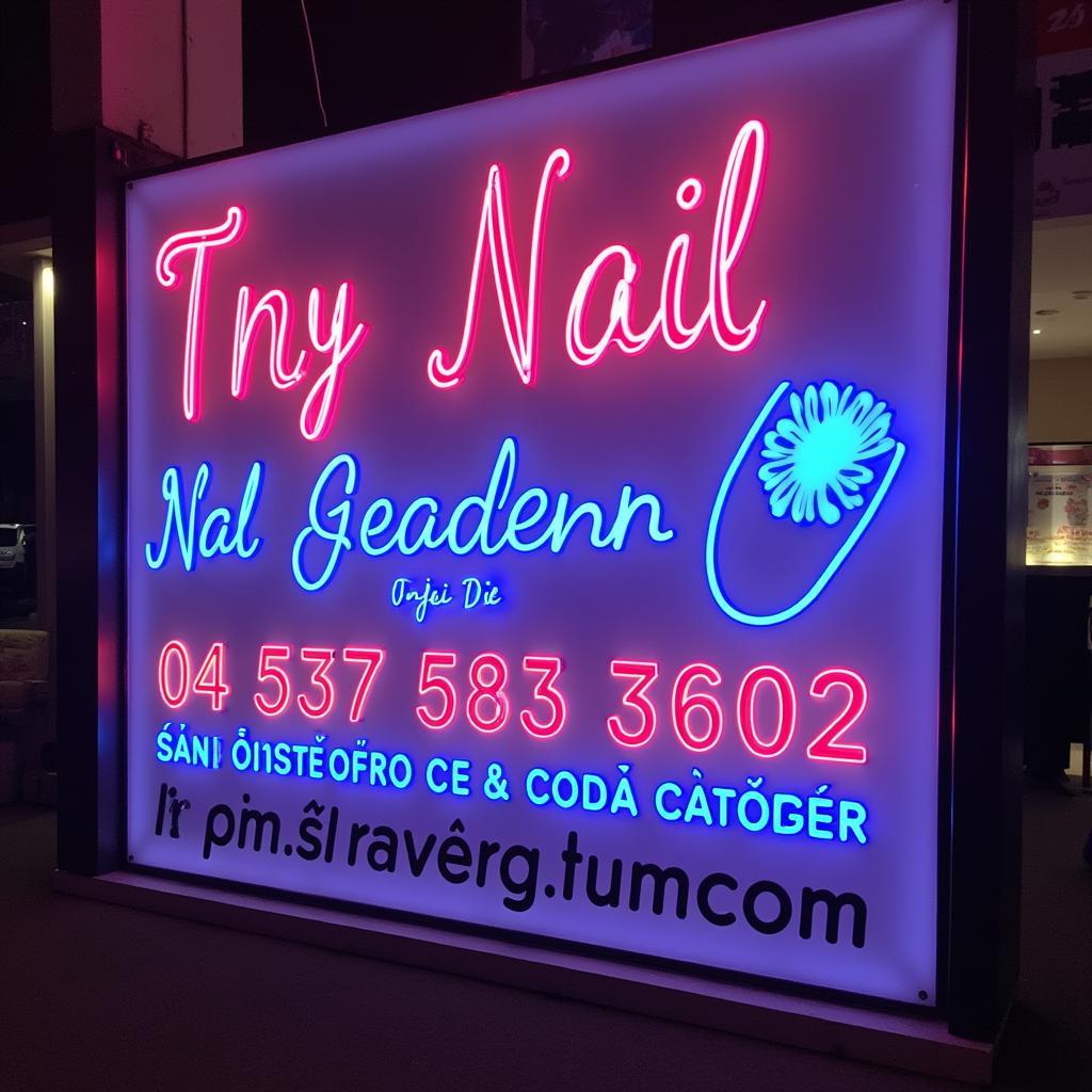 Bang Hiệu Nail Đẹp Ở Hà Nội