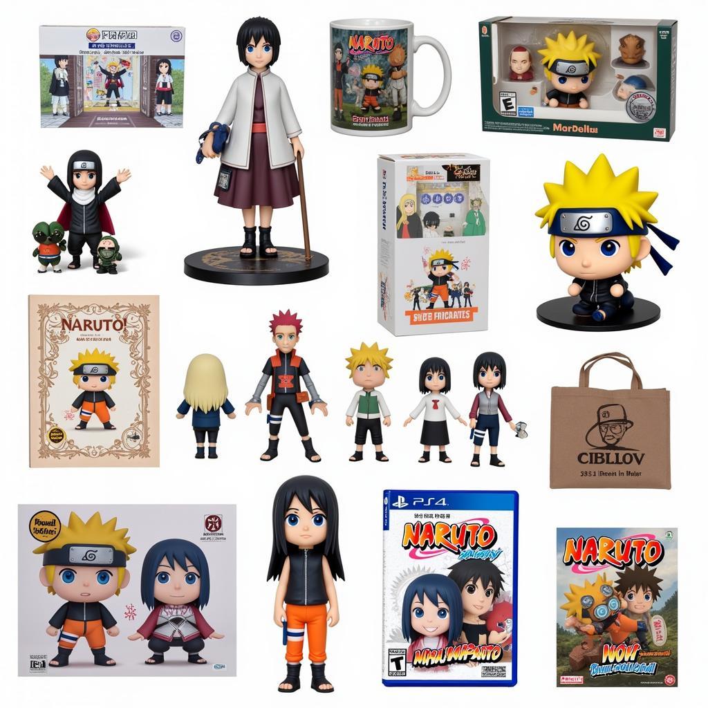 Danh sách các sản phẩm Naruto