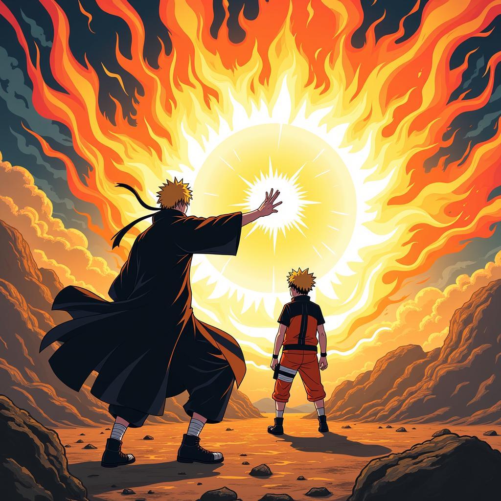 Bankai và Rasengan kết hợp trong combo Bleach vs Naruto