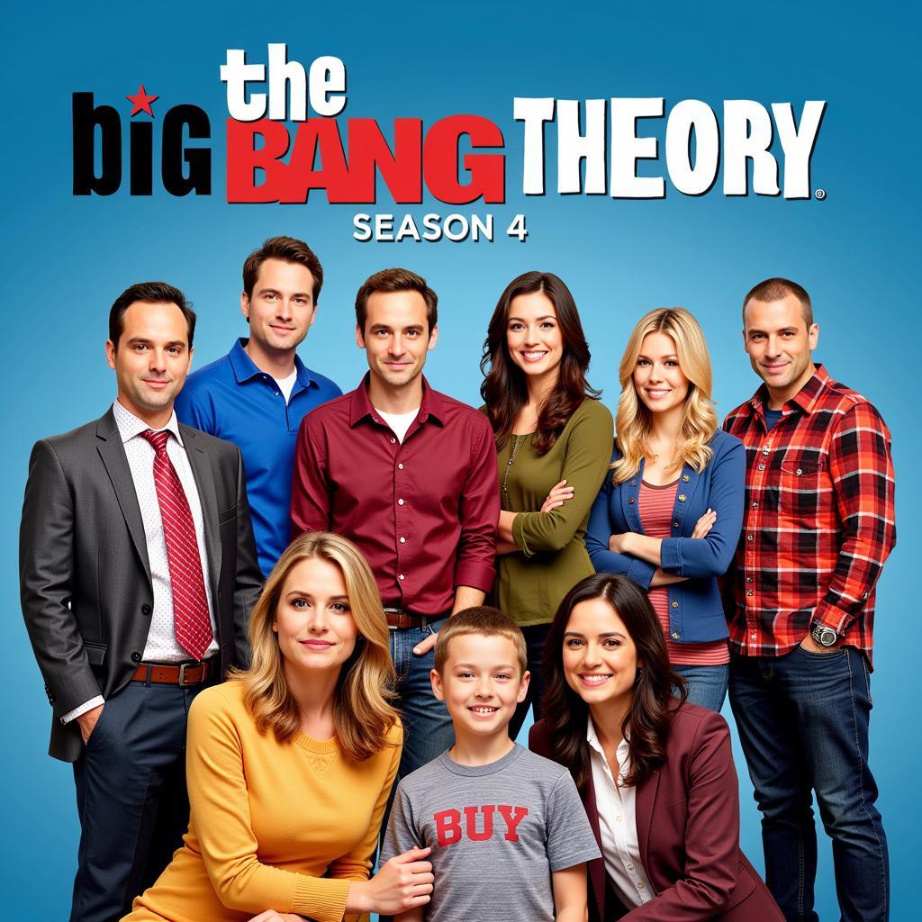 Poster phim Big Bang Theory mùa 4