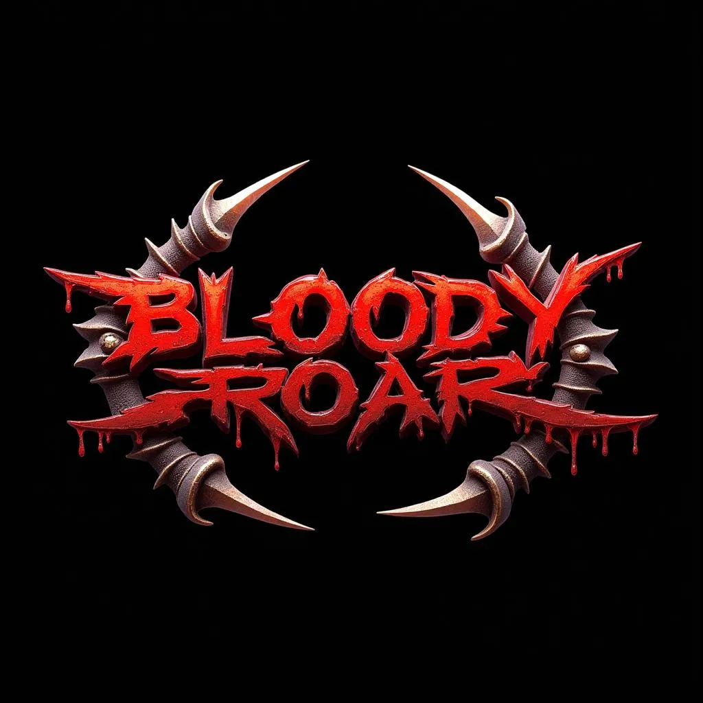 Logo game Bloody Roar đầy ấn tượng