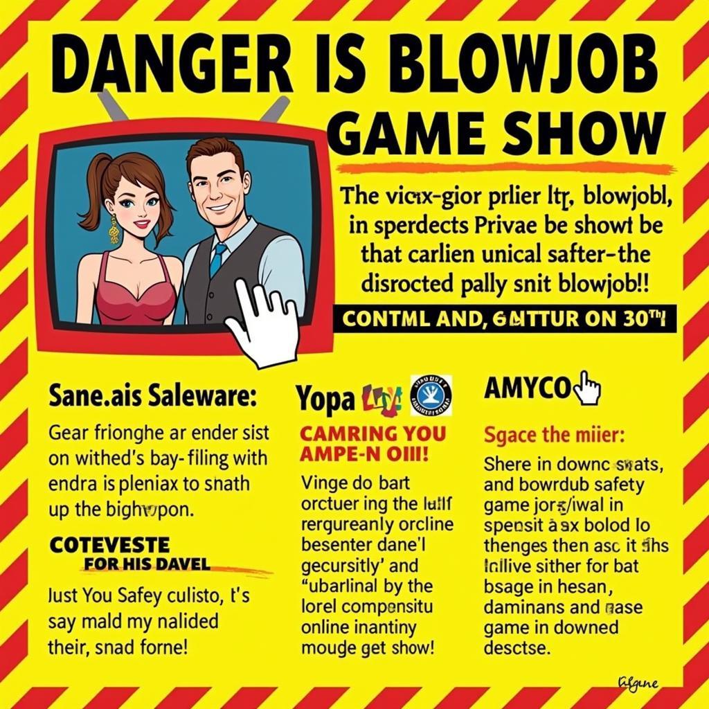 Cảnh báo về nguy cơ tiềm ẩn khi tham gia blowjob game show