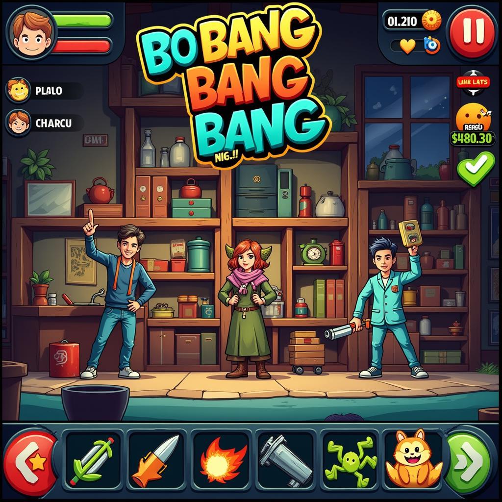 Bo bo bang bang game, bắn súng, game mobile