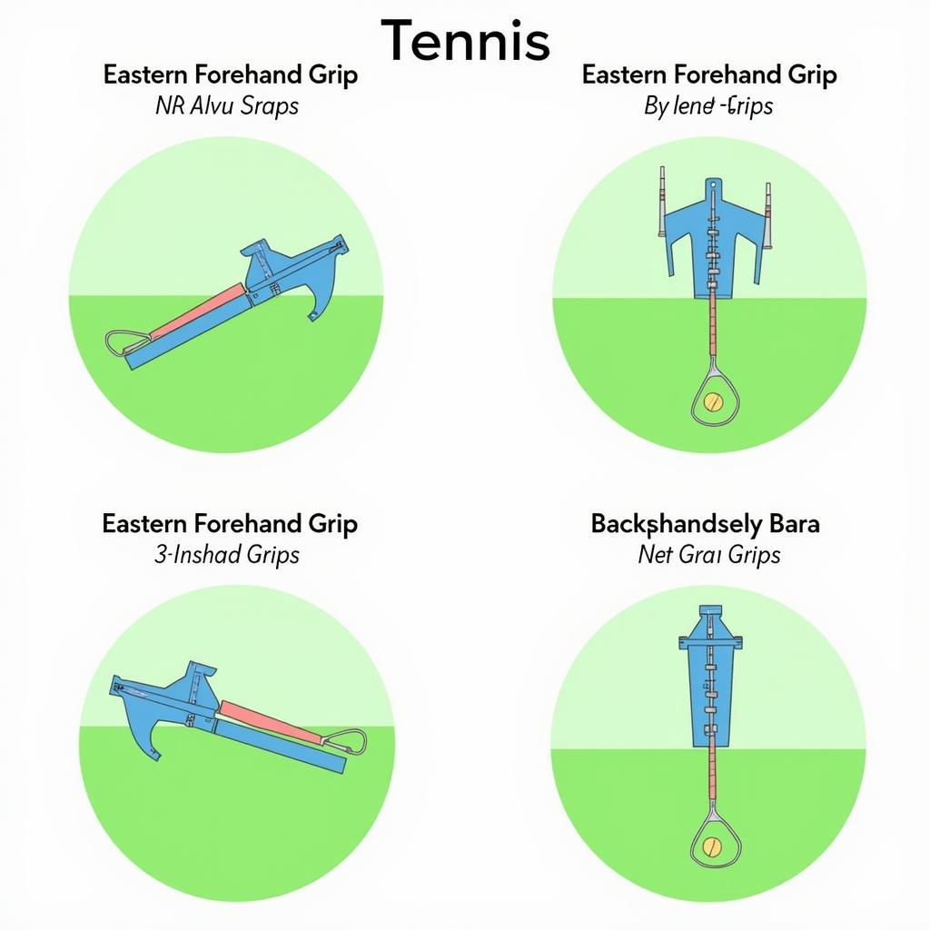 Cách cầm vợt tennis