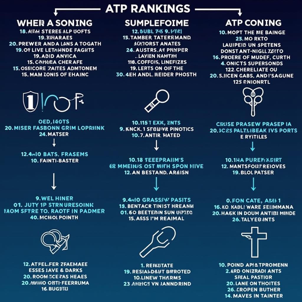 Cách tính điểm Bảng xếp hạng Tennis ATP