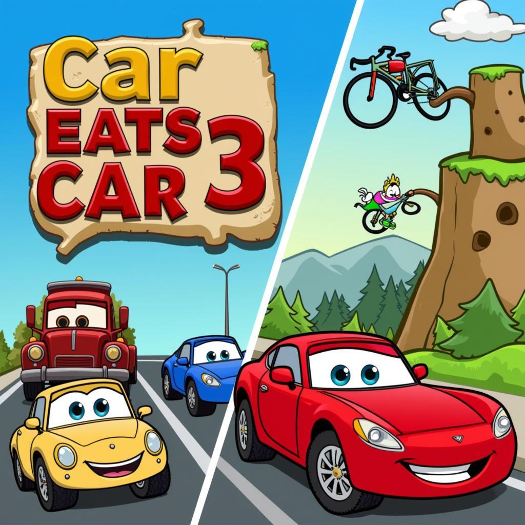 Ảnh minh họa gameplay game Car Eats Car 3