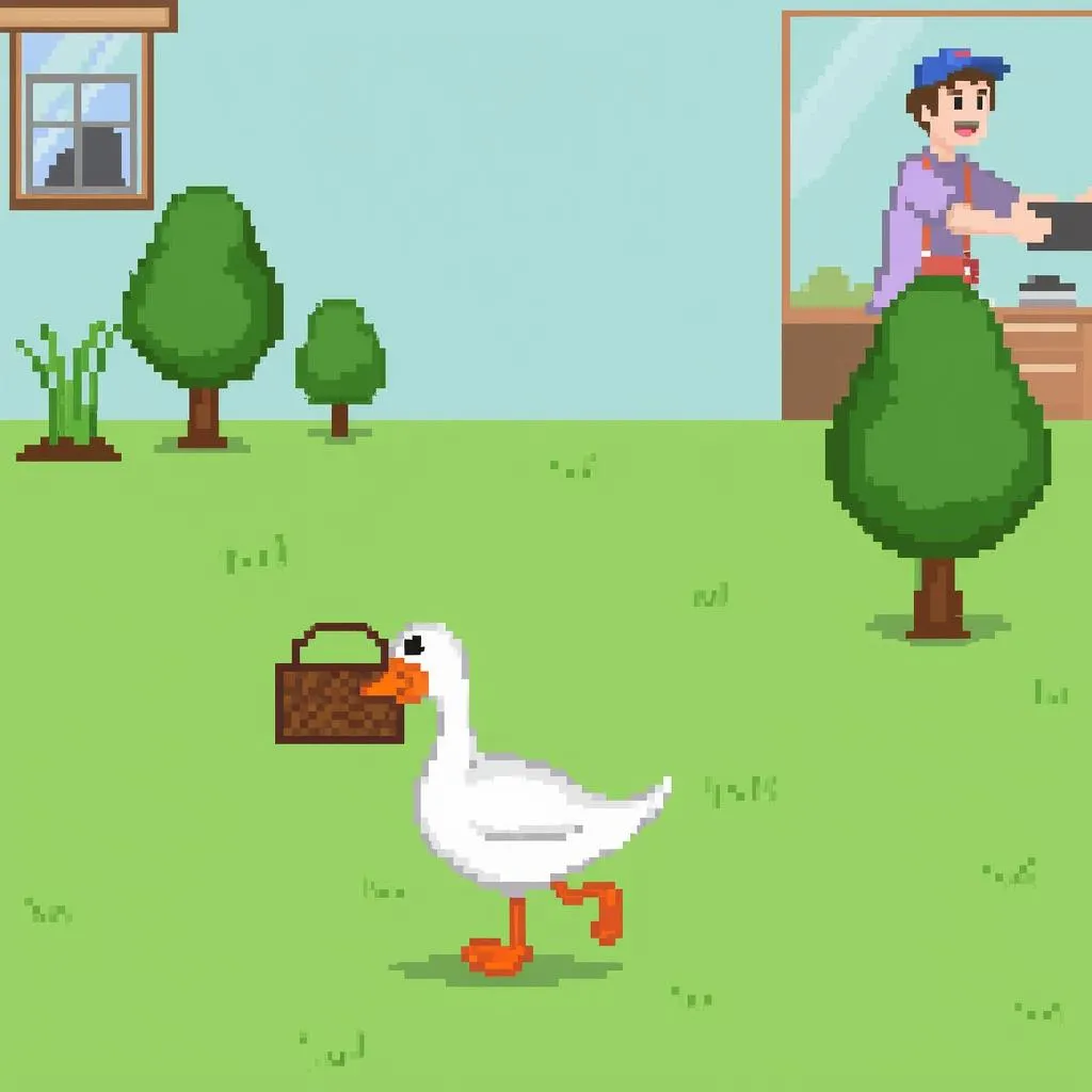 Chú ngỗng Untitled Goose Game