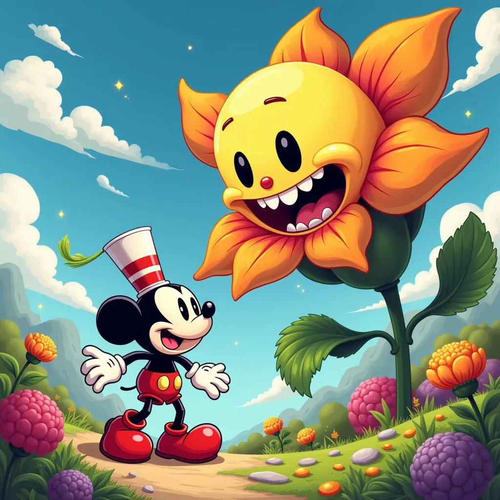 Nhân vật Cuphead trong game Cuphead