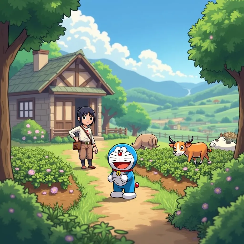 Doraemon Story of Seasons Gameplay