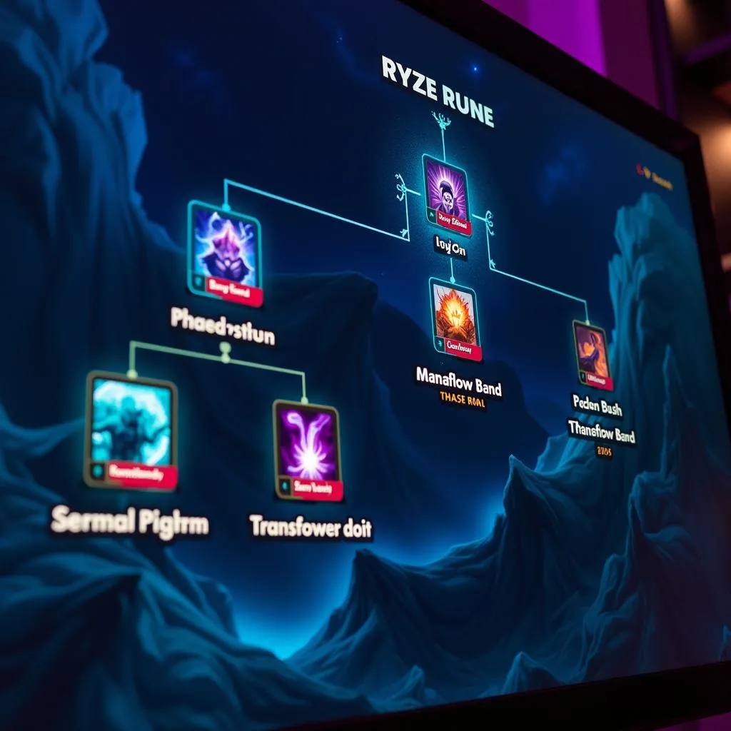 Faker sử dụng Ryze với bảng ngọc phép thuật