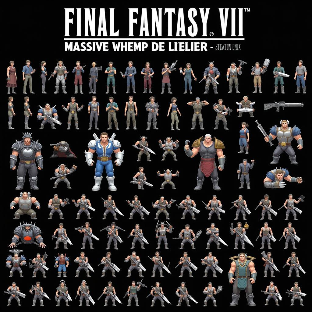 Final Fantasy VII: The First Soldier là tựa game nhập vai hành động bắn súng nhiều người chơi được phát hành bởi Square Enix