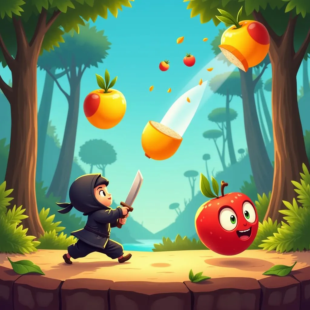 Fruit Ninja gameplay