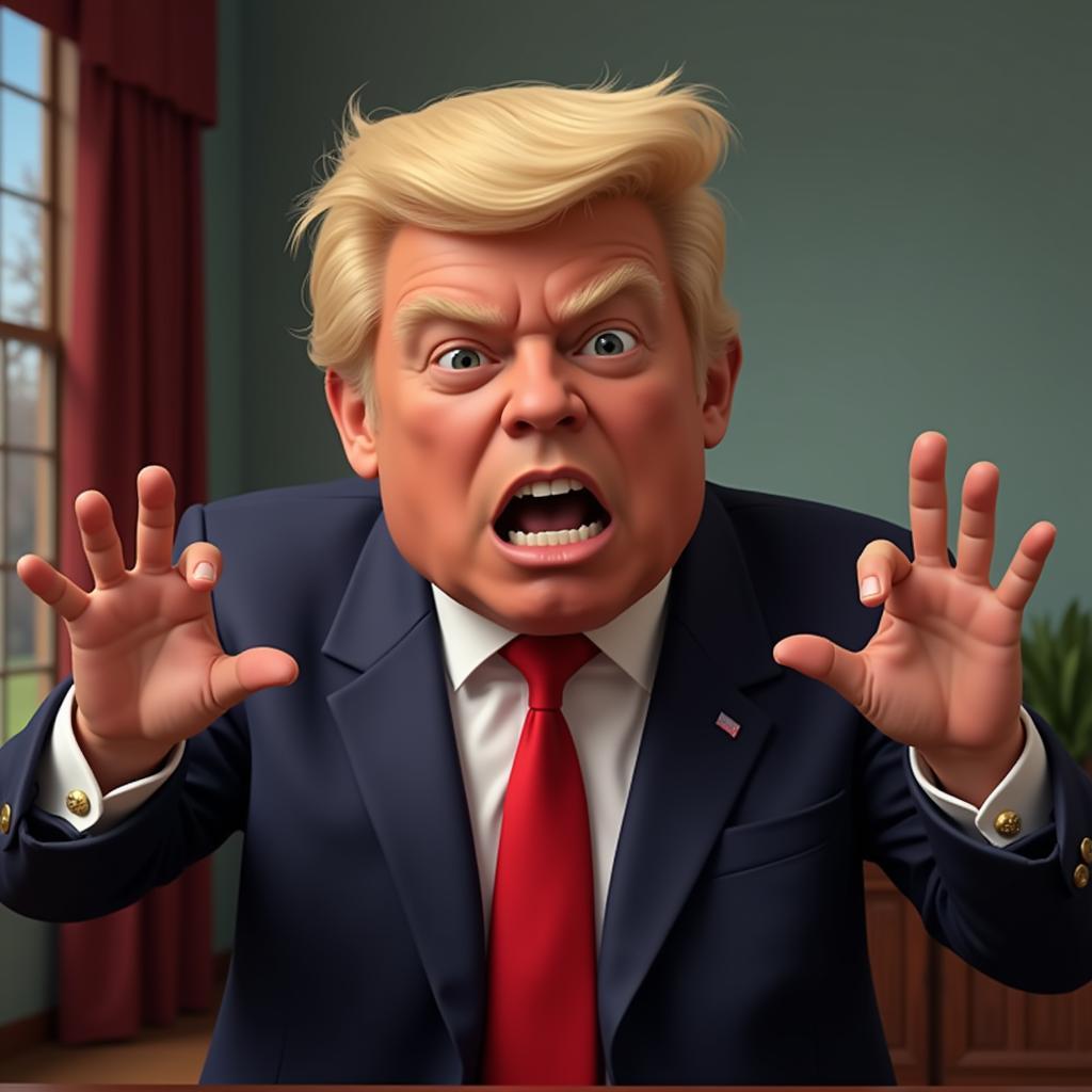 Hình ảnh minh họa game "Cứu Tổng Thống Donald Trump"