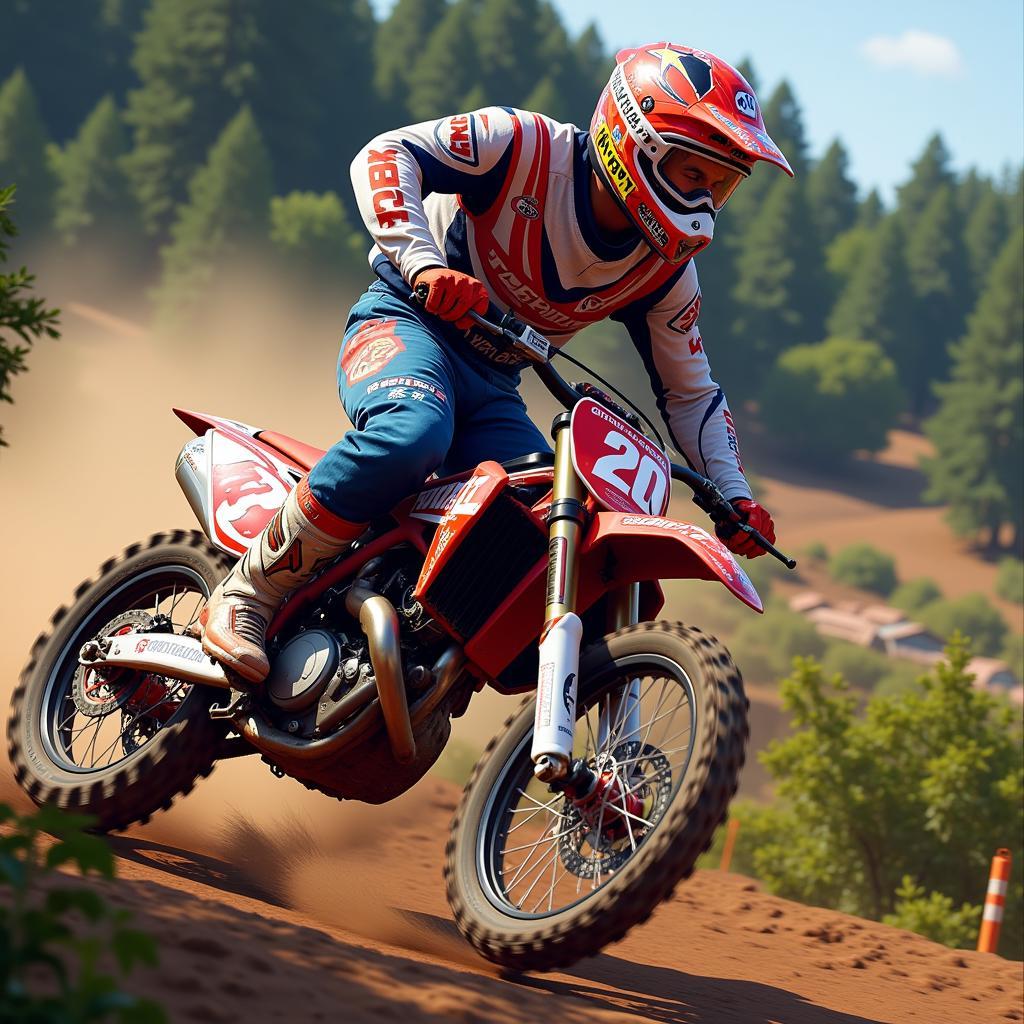 Game đua mô tô MXGP 2023 - Cuộc chiến trên đường đua bùn đất