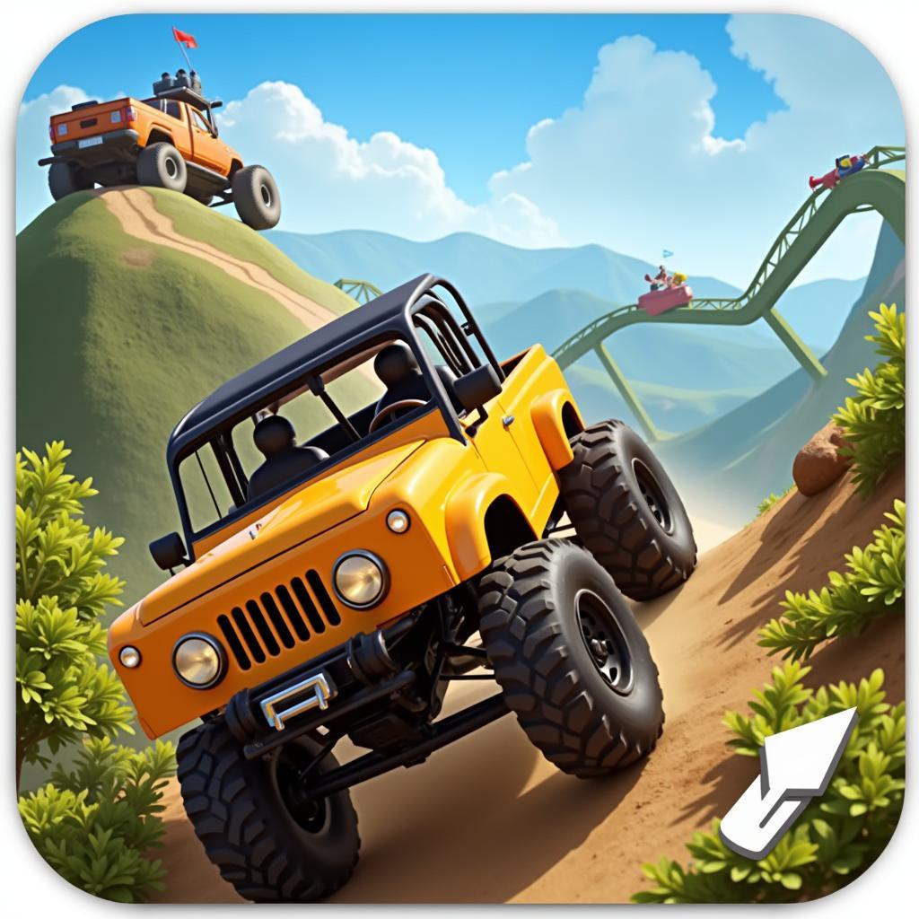 Top 10 Game Đua Xe Hay Nhất Android - Hill Climb Racing 