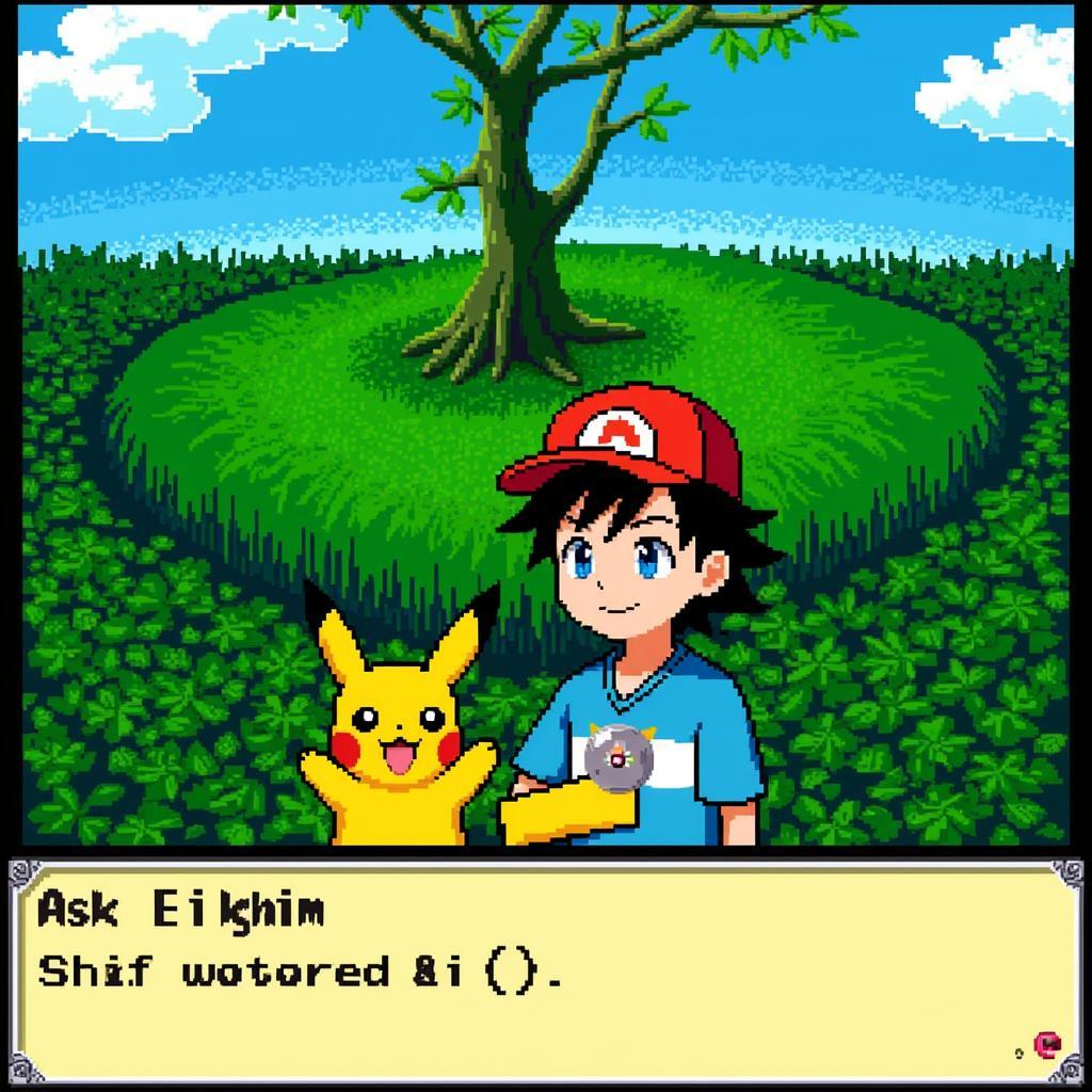 Pokemon Ash Gray GBA game