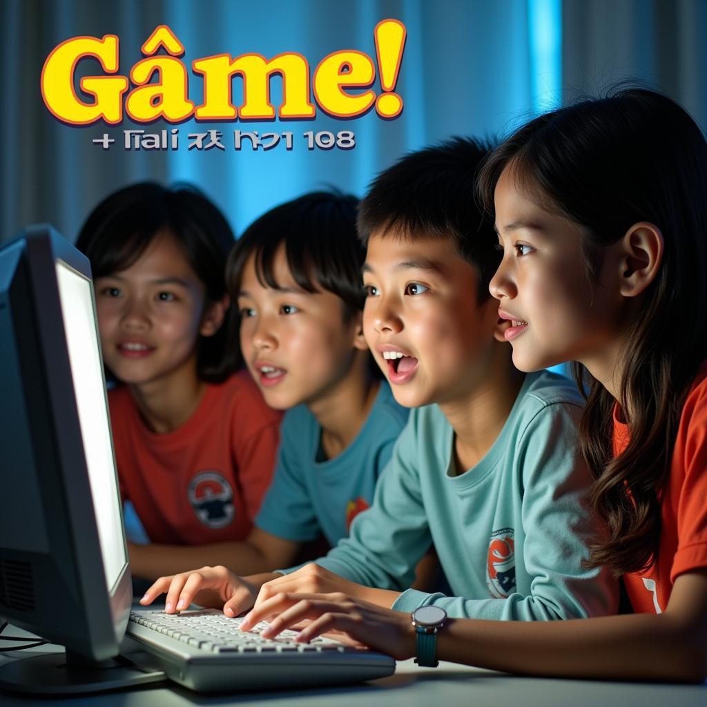 Hình ảnh game thủ chơi game Tinh Điểm 98