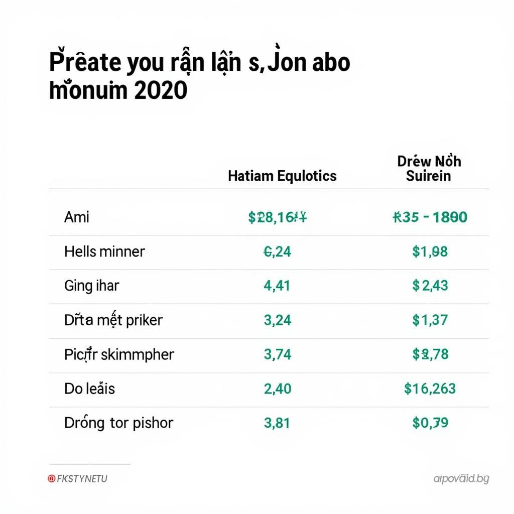 Bảng giá đất nền quận 2 năm 2020