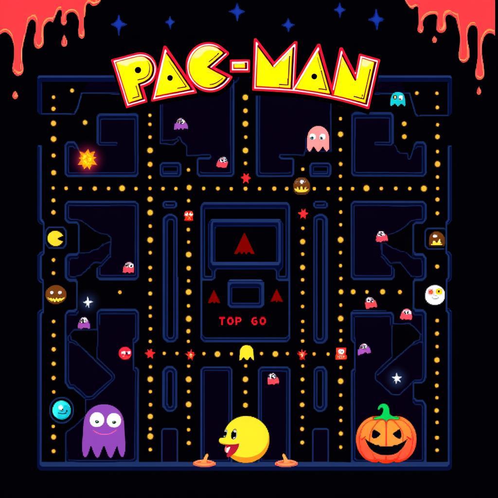 Google Halloween Game 2014: Pac-Man with a Halloween theme