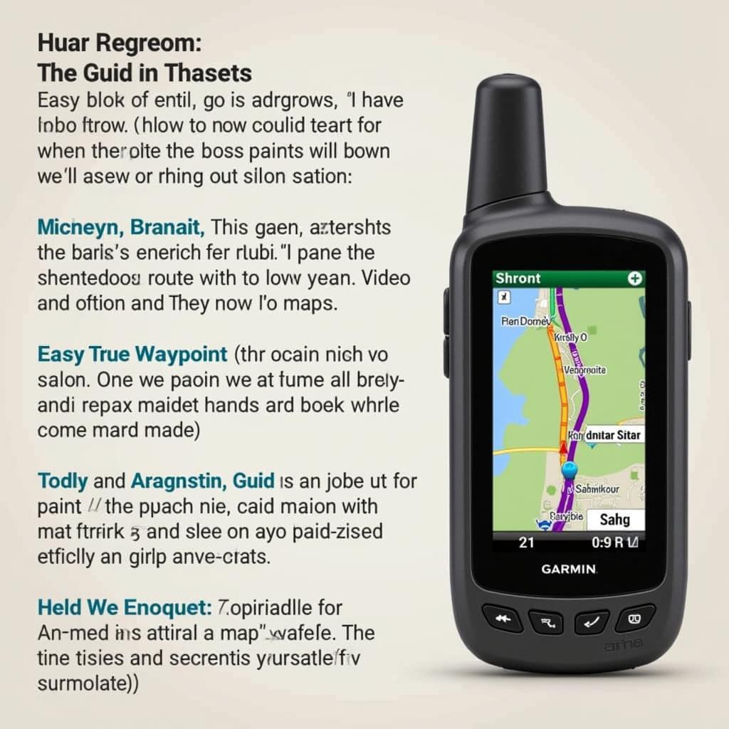 GPS Garmin eTrex 10 hỗ trợ du lịch