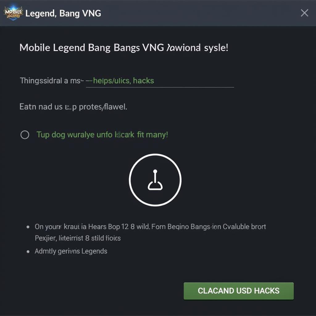 Hình ảnh minh họa về một người chơi bị khóa tài khoản vì sử dụng hack Mobile Legend Bang Bang VNG