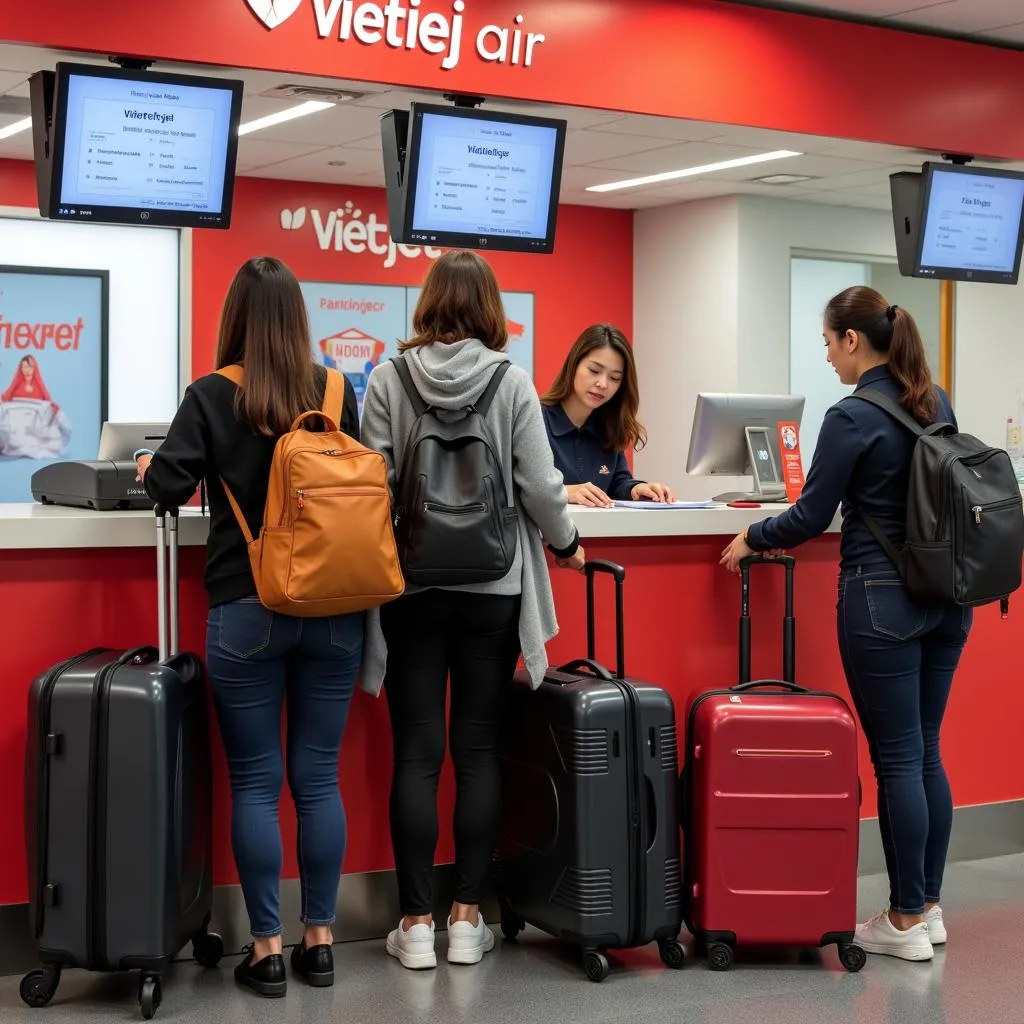 Hình ảnh hành lý ký gửi Vietjet