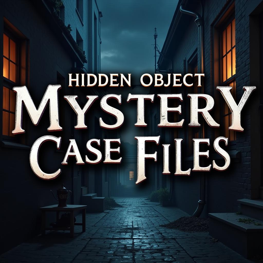 Hidden Object Mystery Case Files là tựa game kinh dị với lối chơi tìm đồ vật