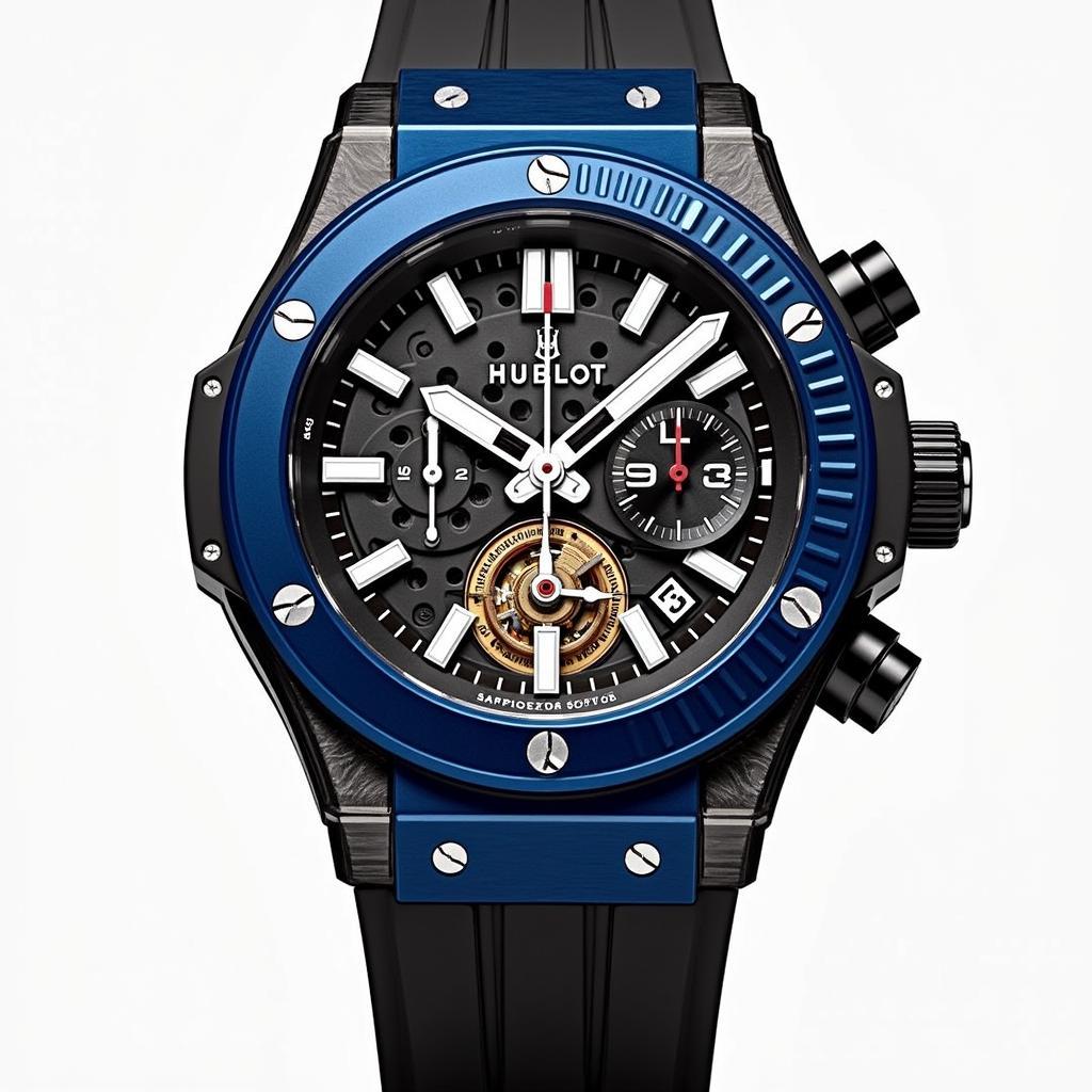 Hublot Big Bang Unico Sapphire - Mẫu đồng hồ được làm từ sapphire nguyên khối, loại vật liệu quý hiếm và cực kỳ cứng, tạo nên vẻ đẹp trong suốt và đầy mê hoặc.