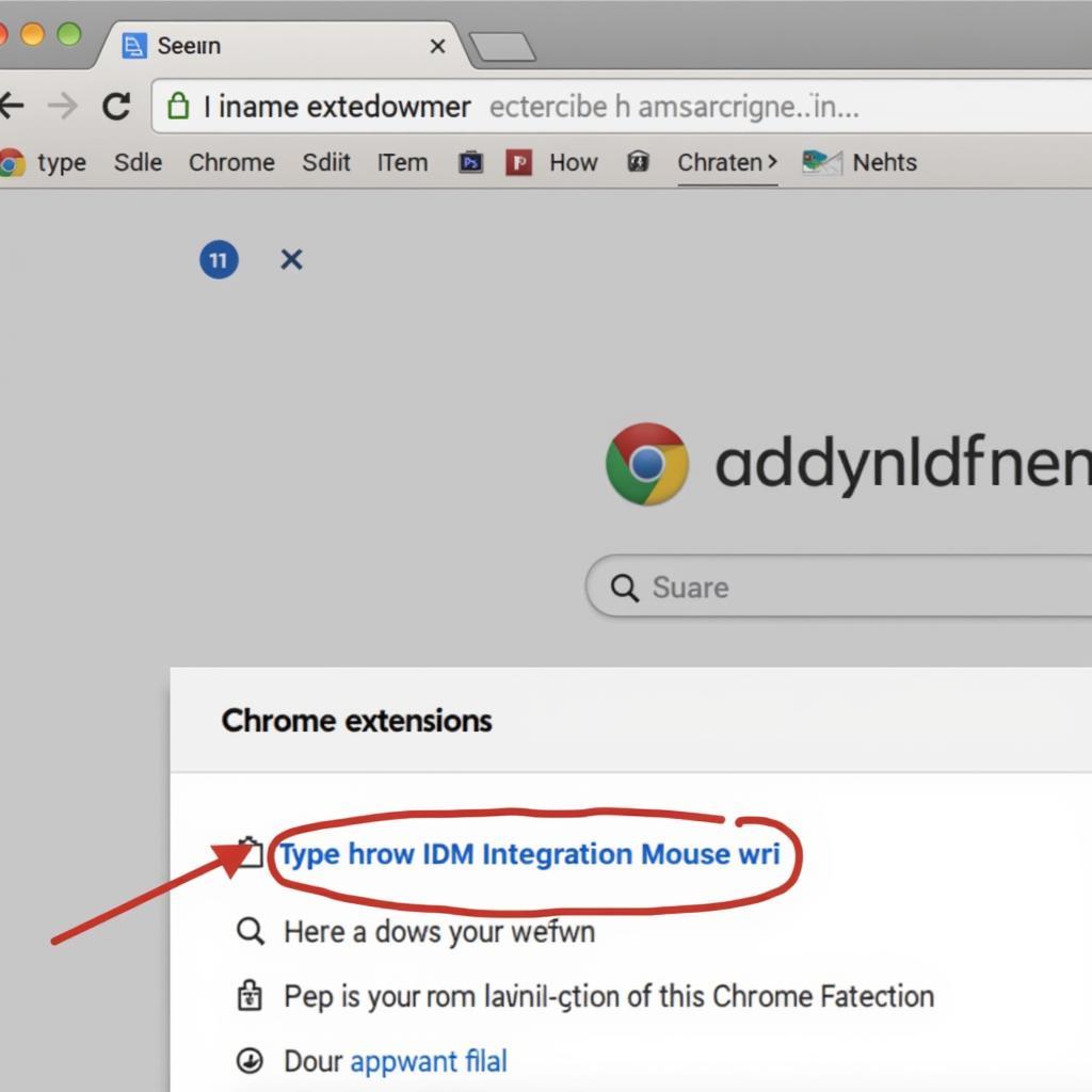 Hướng dẫn bật IDM trên Chrome tìm kiếm IDM Integration Module