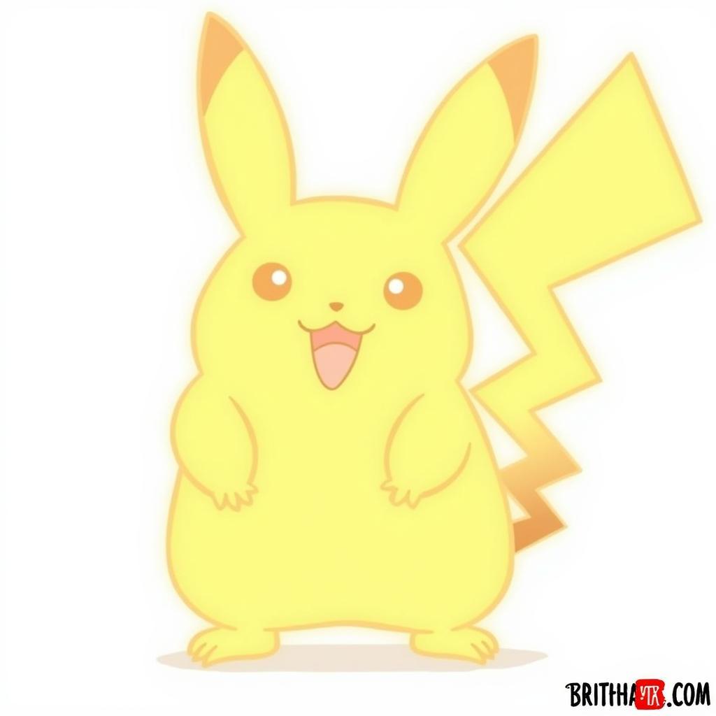 Hướng dẫn vẽ Pokemon đơn giản: Pikachu